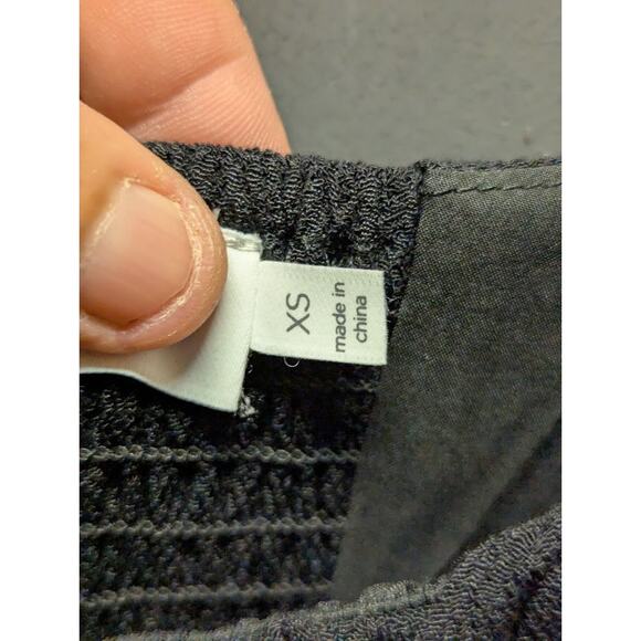 Bonjour Midi Dress ASTR The Label XS Peasant Elastic Back Panel button front - Picture 6 of 10